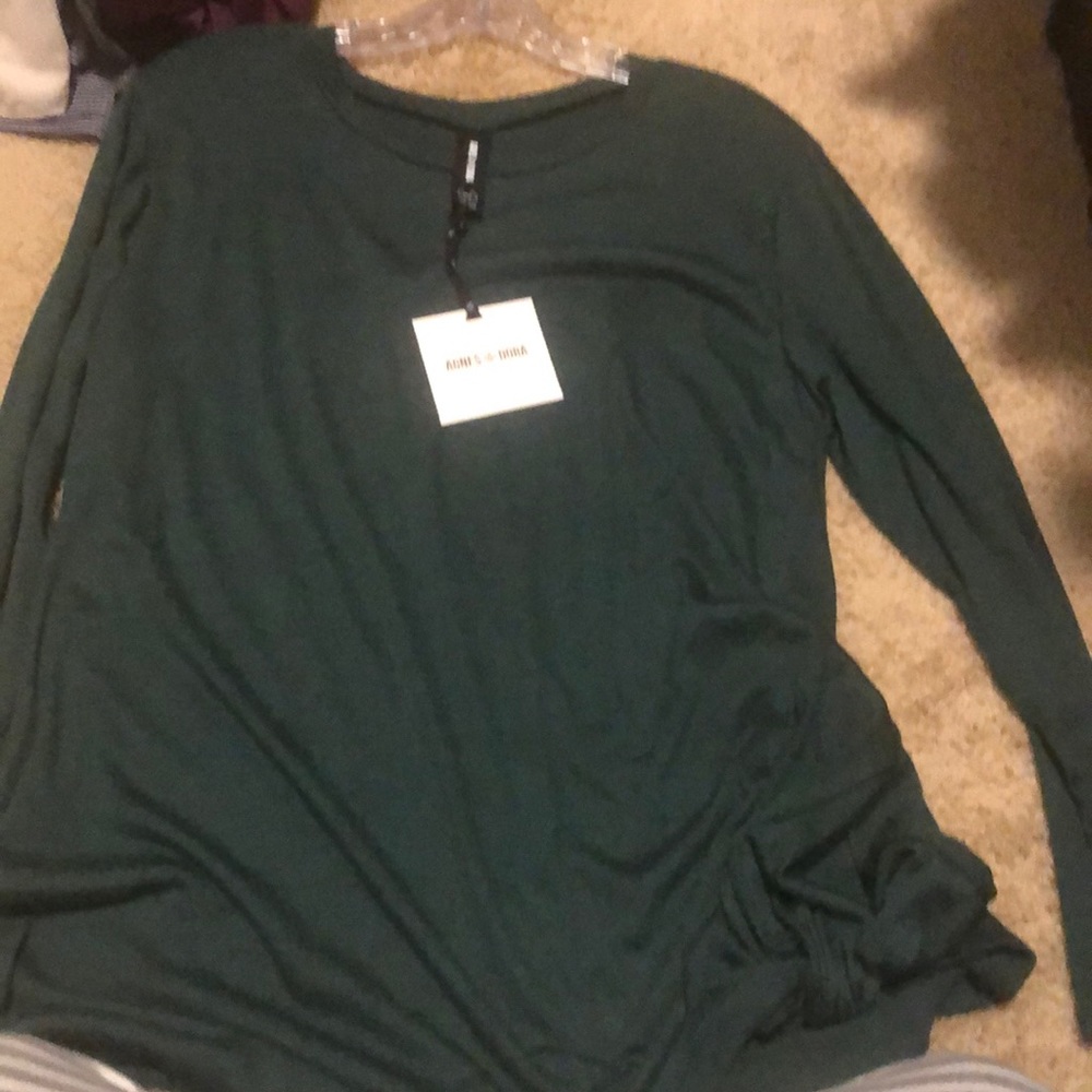 Hacci side knot tunic